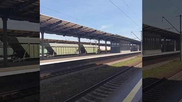 Товарный поезд ЖД вокзал смотреть онлайн