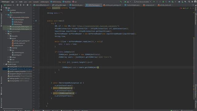 JSON Parsing - Android studio Practicing in URL to Web | Parsing the Data | incomplete video 2023 смотреть онлайн