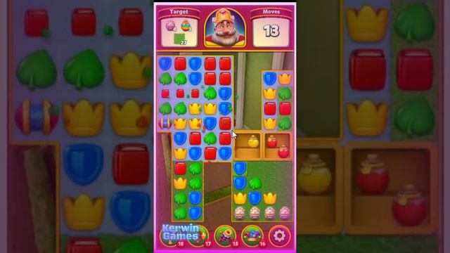Royal Match Level 215 - Hard Level - No Boosters смотреть онлайн