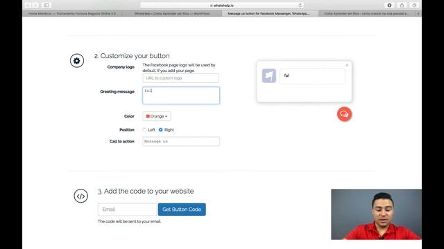 como instalar PLUGIN WhatsApp para Sites Wordpress passo a passo смотреть онлайн