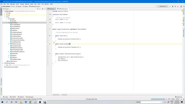 12. Core Java: Interface Session Part 1 смотреть онлайн