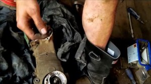 Как снять коленвал Хонда Дио 34