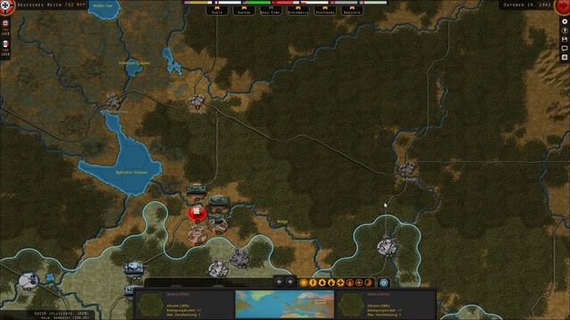 SC WWII War in Europe Turn 54 Multiplayer vs Joieforce Russian armor at Kubytschiev смотреть онлайн
