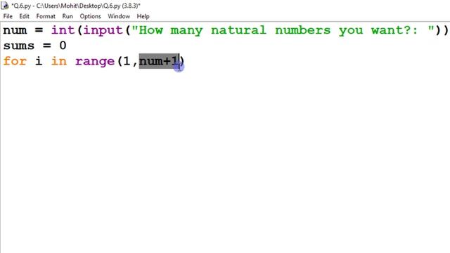#23 Python Program to find Sum Of N Natural Numbers Using for Loop in Hindi | Class 12 CBSE Board смотреть онлайн