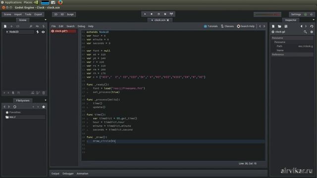 Godot Engine - Clock смотреть онлайн