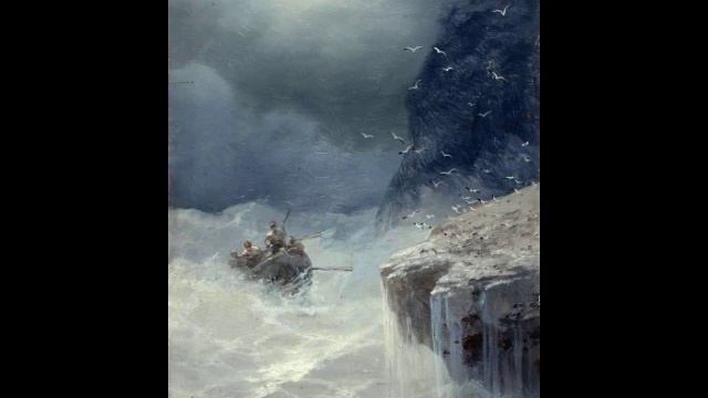 Буря на море