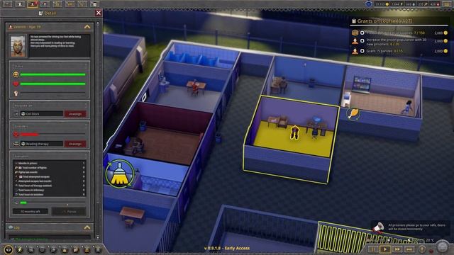 REHABILITATION IS MAKING ME BANK! - Prison Tycoon UNM (3) смотреть онлайн