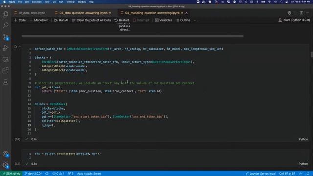 Training a question answering model with fastai & blurr смотреть онлайн