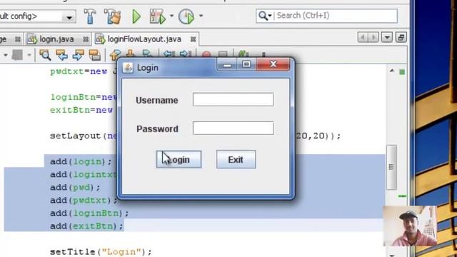 Java Swing Tutorial 4 - FlowLayout Manager смотреть онлайн