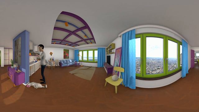 Вискас Бетховен Озвучка 360 VR Видео (Demo Preview) смотреть онлайн