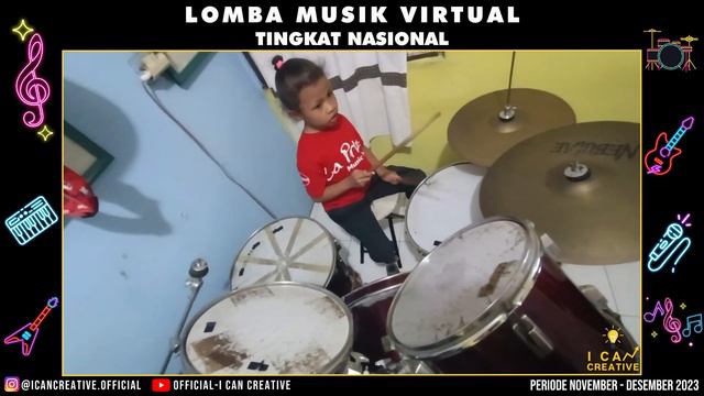 Lora Leandra Lopes - A1 DRUM #ICC_LombaMusicVirtual_Desember2023 смотреть онлайн