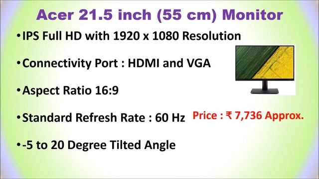 Top 7 Best 21.5 inch Monitor in India 2021 | Best Monitors in India смотреть онлайн