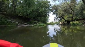 Сплав по завалам на сапборде по реке Сок