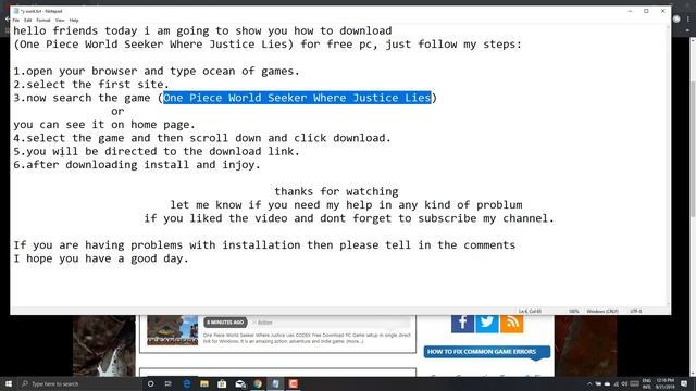 How to download One Piece World Seeker Where Justice Lies for free PC | CODEX смотреть онлайн