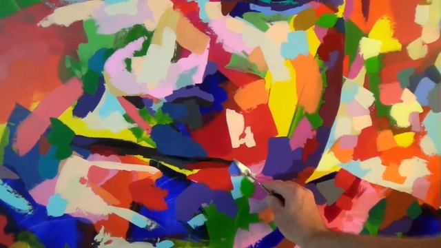 Abstract portrait painting смотреть онлайн