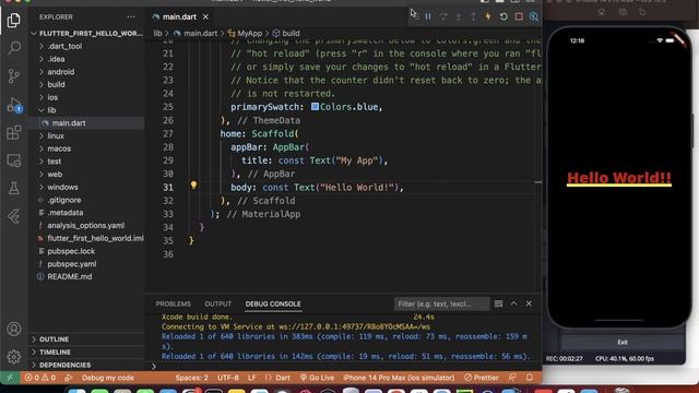 Scaffold in Flutter. Flutter for Beginners 2023. смотреть онлайн