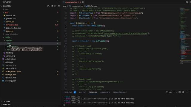 How to load 3d models like GLTF in Threejs смотреть онлайн