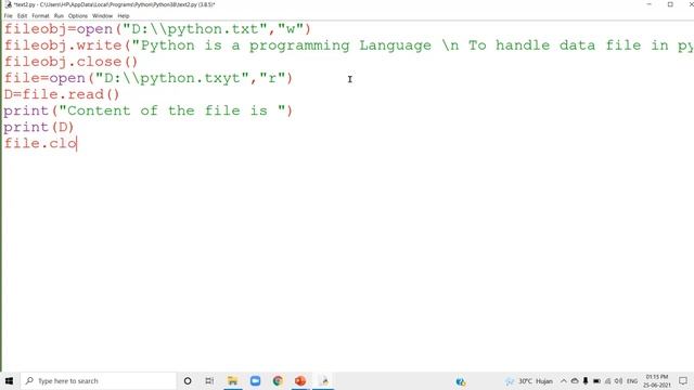 CS 12 - Chapter 04 - Data File Handling - Video 04 - Read Method смотреть онлайн