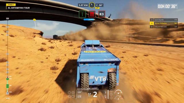 Kamaz 43509 - Anton Shibalov | Dakar Desert Rally - Gameplay 75s [4K60FPS] смотреть онлайн