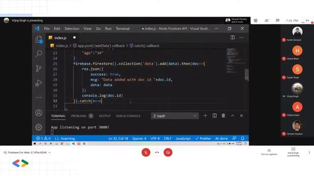 4. Building REST APIs with Cloud Firestore | Firebase for Web 02 | TechDrill смотреть онлайн