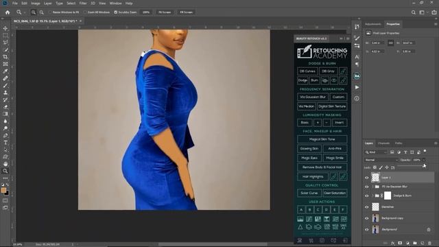 High-End Portrait Retouching Tutorial with photoshop смотреть онлайн