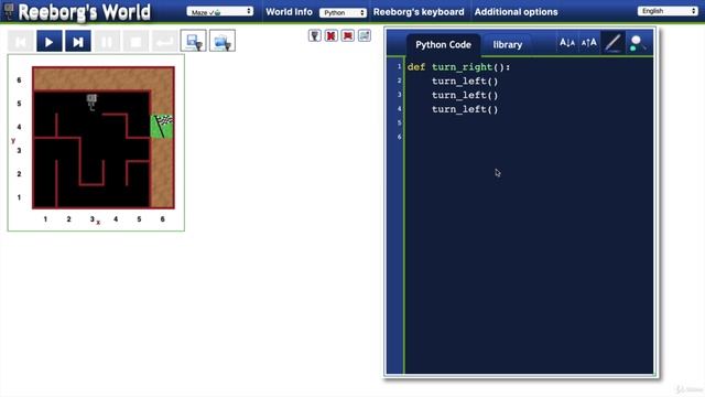 Day 6 - Python Functions & Karel - 8 Final Project_ Escaping the Maze смотреть онлайн