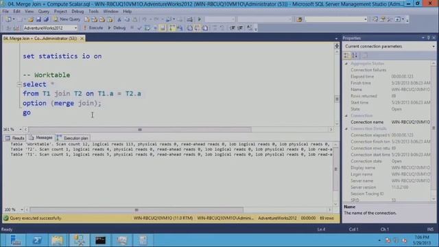 Как читать план запроса в SQL Server смотреть онлайн