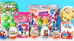 СЮРПРИЗ MIX! Candylocks Pets, POP POPS SNOTZ, Щенячий патруль, ТРОЛЛИ Unboxing Kinder Surprise