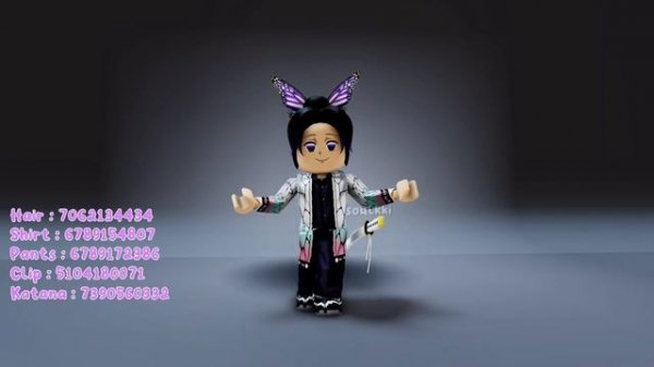 HOW TO BE SHINOBU ON ROBLOX + CODES & LINKS