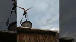 Ветряк из двигателя от стиральной машины на постоянных магнитах