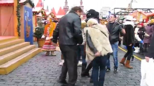 2015, новогодние гуляния на Красной смотреть онлайн