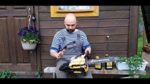 Бензопила Champion 241. Холодный запуск и работа.