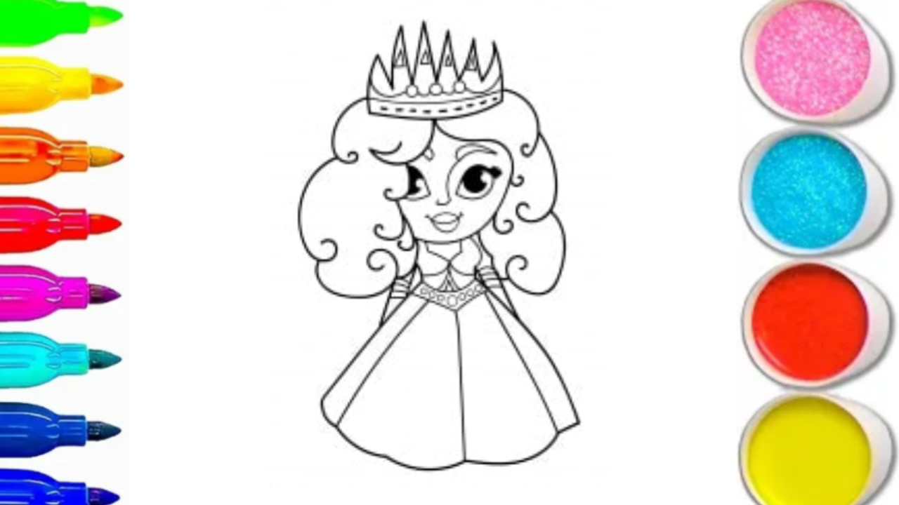 КАК НАРИСОВАТЬ КРАСИВАЯ ПРИНЦЕССУ смотреть онлайн