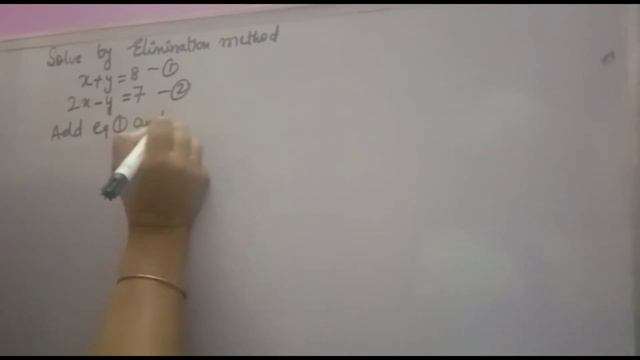 Solve X + Y is equal to 8 and 2 x minus Y is equal to 7 смотреть онлайн