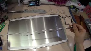 Замена ЛАМП на СВЕТОДИОДЫ с АЛИ на мониторе. своими руками.Как поменять подсветку на мониторе.