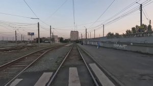 Челябинский трамвай, маршрут 4 в обе стороны. Модель 71-623-04.01