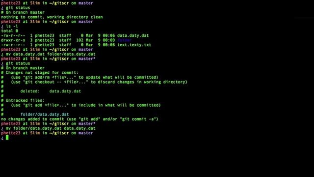 Moving & Deleting Files in a Git Repo смотреть онлайн