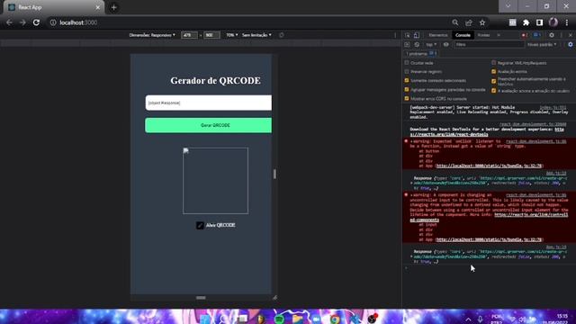 Gerador de QR CODE com React JS (projeto para iniciantes) смотреть онлайн