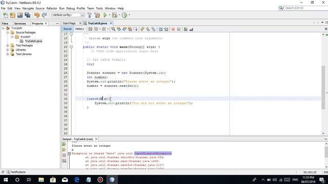 Java Programming Tutorial (TAGALOG VERSION) - #27 Try Catch (in Java) me I am falling for you смотреть онлайн