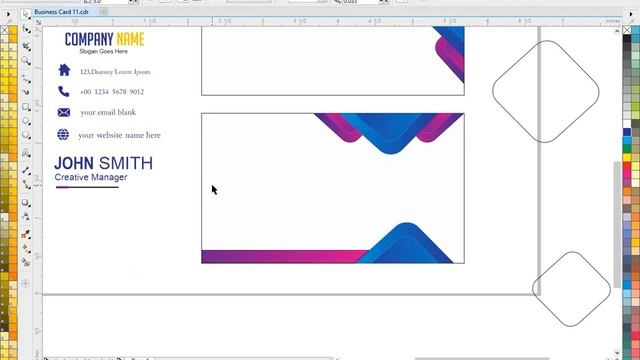 How To Design Creative Busines Card | Tutorial #11 | CorelDraw | Amazing Tricks | Graphical Workout смотреть онлайн