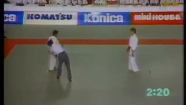 JUDO 1991 World Championships: Udo Quellmalz (GER) - Masahiko Okuma (JPN)
