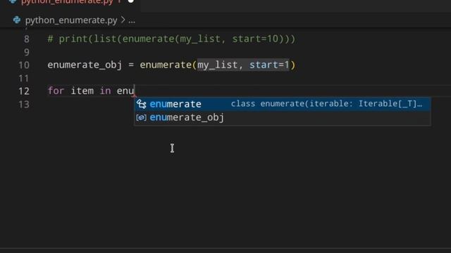 Enumerate in Python | Get Index Current Element For Loop смотреть онлайн