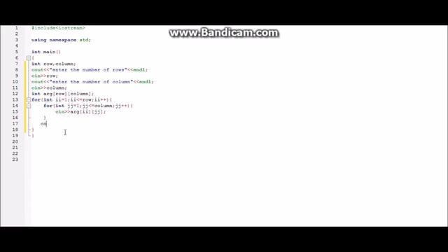 how to find transpose a matrix using c++ смотреть онлайн