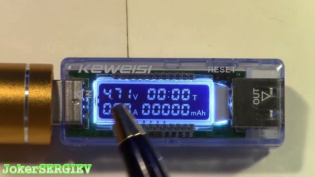 Тестер USB зарядных устройств KEWEISI KWS-V20