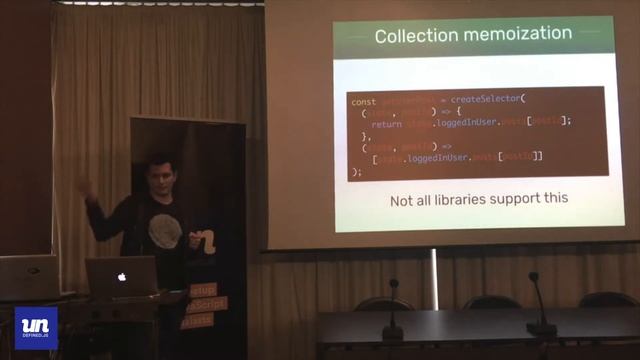 Undefined JS #4 - SÉRGIO GOMES - Navigating the Redux performance minefield смотреть онлайн