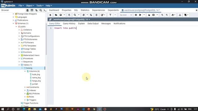 Part 3 Membuat Tabel Database Dengan PostgreSQL смотреть онлайн
