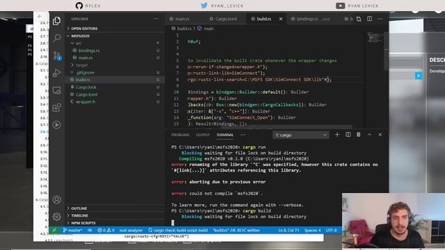 Rust FFI: Microsoft Flight Simulator SDK Part 1 смотреть онлайн