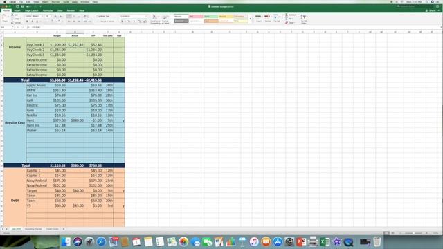 Budget With Me| Jan 2018-Excel Version смотреть онлайн