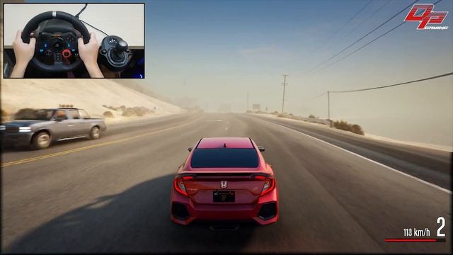 GTA 5 - Honda Civic Si - Logitech G29 Gameplay смотреть онлайн