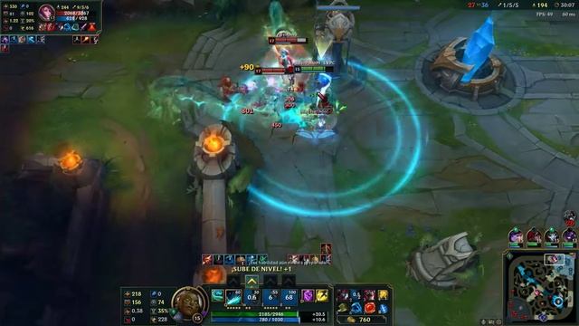 Fiora diveando a Illaoi. League of Legends смотреть онлайн